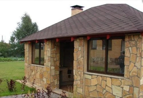 Плитняк златолит жёлтый для фасада 1,5-3 см купить в Рошале