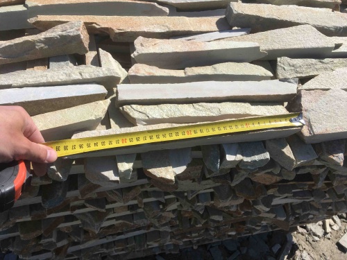 Горбушка златолит золотистый для облицовки купить в Рошале