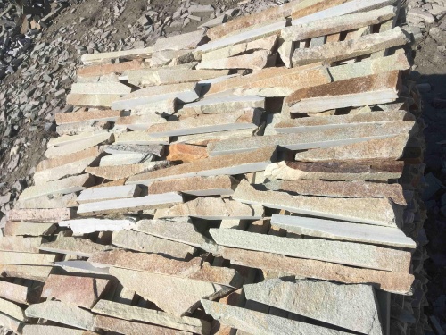 Горбушка златолит золотистый для облицовки купить в Рошале