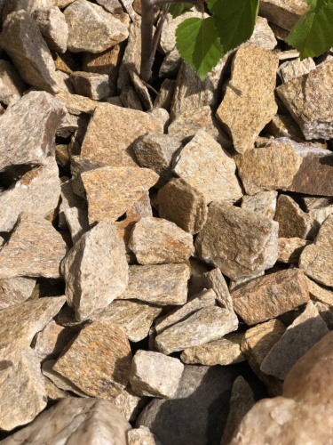 декоративный щебень жёлтый